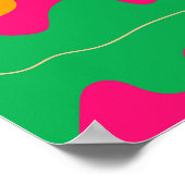 Boho Bloem Wand Art Print (Hoek)