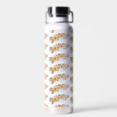 Boho Bloem Waterfles (Achterkant)