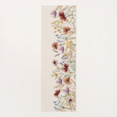 Boho Bloem Yoga Mat (Achterkant)