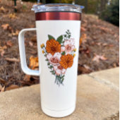 Boho bloemboeket op maat gesneden vinyl Sticker