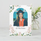 Boho Bloemen2 Afstuderen Universiteit Aankondiging (Staand voorkant)