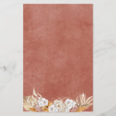 Boho Bloemen Baby Shower Spel Would Moeder Liever (Achterkant)