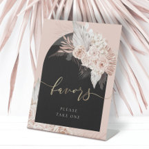 boho bloemen bevoordeelt voetgangersbord