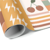 Boho Bloemen Bloemen Cadeaupapier (Rol Hoek)