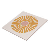 Boho Bloemen Bloemen Tegeltje (Zijkant)