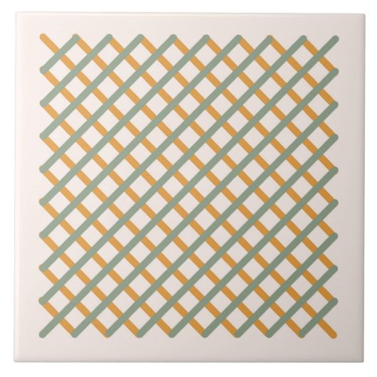 Boho Bloemen Bloemen Tegeltje (Voorkant)