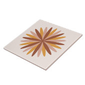 Boho Bloemen Bloemen Tegeltje (Zijkant)