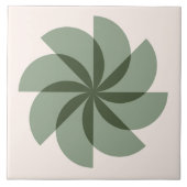 Boho Bloemen Bloemen Tegeltje (Voorkant)