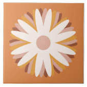 Boho Bloemen Bloemen Tegeltje (Voorkant)