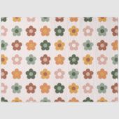 Boho Bloemen Bloemen Tissuepapier (Voorkant)