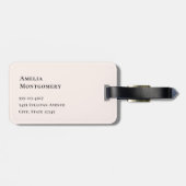 Boho Bloemen Boeket en Dreamcatcher Bagagelabel (Achterkant horizontaal)