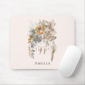 Boho Bloemen Boeket en Dreamcatcher Muismat (Met muis)