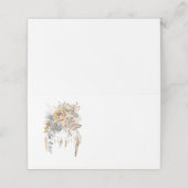 Boho Bloemen Boeket en Dreamcatcher Plaatskaartje (Buitenkant ongevouwen)