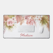 Boho Bloemen Border Boeket Bureaumat (Keyboard & Muis)