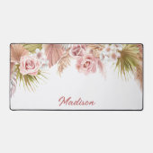 Boho Bloemen Border Boeket Bureaumat (Voorkant)