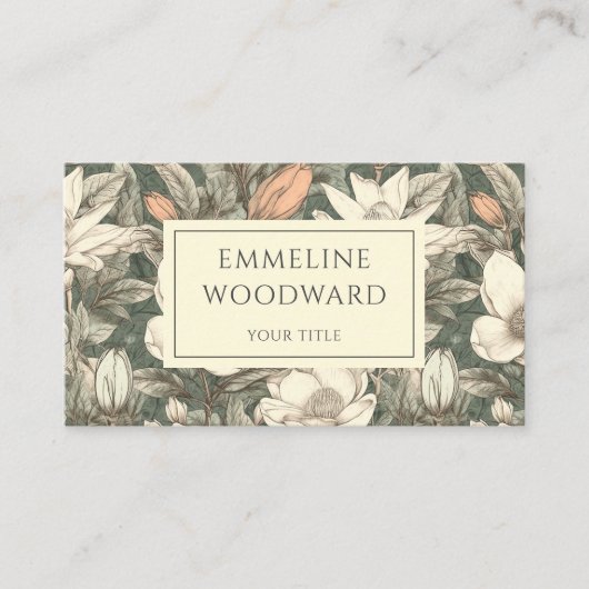 Boho  Bloemen Botanisch Visitekaartje (Voorkant)