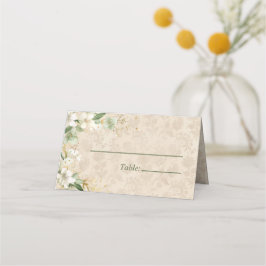 Boho Bloemen Botanische Bruiloft Plaatskaartje