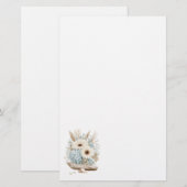 Boho bloemen briefpapier (Voorkant / Achterkant)