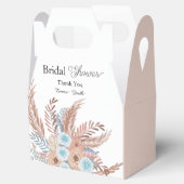 Boho Bloemen Bruids Bruiloft Bruidsfeest Bedankdoosjes (Geopend)