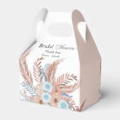 Boho Bloemen Bruidsuitnodiging Bruidsfeest Bedankdoosjes (Achterkant)