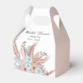 Boho Bloemen Bruidsuitnodiging Bruidsfeest Bedankdoosjes (Voorkant Zijde)
