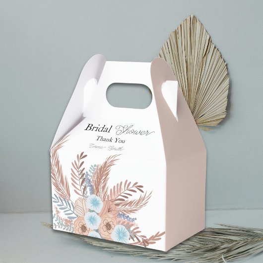 Boho Bloemen Bruidsuitnodiging Bruidsfeest Bedankdoosjes