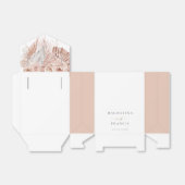 boho bloemen bruiloft bedankdoosjes (Uitgevouwen)