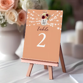 Boho Bloemen Bruiloft Kaart