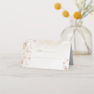 Boho Bloemen Bruiloft Plaatskaart Plaatskaartje