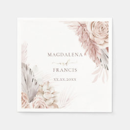 boho bloemen bruiloft servet