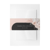 boho bloemen bruiloft uitnodigingen wikkel (Voorkant Voorbeeld)