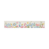Boho Bloemen Bruiloft  Uitnodigingen Wikkel (Vlak)