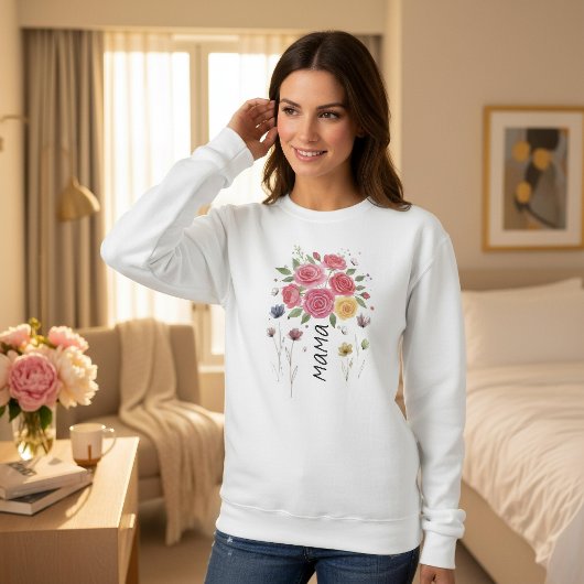 Boho Bloemen Bulgaarse Moeder Moederdag Cadeau Trui