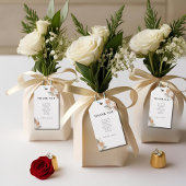 Boho Bloemen  Cadeaulabel