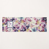 Boho Bloemen Chic Yogamat (Voorkant (horizontaal))