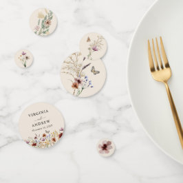 Boho Bloemen Confetti