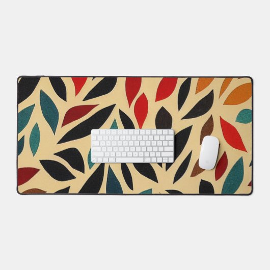 Boho Bloemen Desk Mat (Keyboard & Muis)
