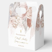 Boho bloemen Eerste Heilige Communie Bedankdoosjes (Geopend)