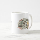 Boho Bloemen Egel Koffiemok (Voorkant rechts)