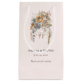 Boho Bloemen en Dreamcatcher - Huwelijk Klein Cadeauzakje (Voorkant)