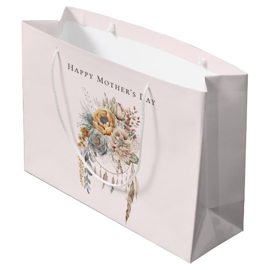 Boho Bloemen en Droomvanger - Moederdag Groot Cadeauzakje (Achterkant Gekanteld)