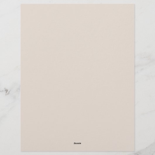 Boho bloemen en gras stengels briefhoofd (Achterkant)