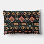 Boho Bloemen en Pijlen Geborduurd Monogram Etui (Achterkant)