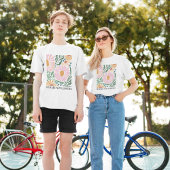 Boho Bloemen en Quote Geen Regen Geen Bloem T-shirt