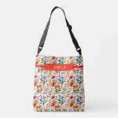 Boho Bloemen Fantasie Crossbody Tas (Achterkant)