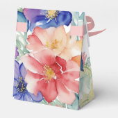 Boho Bloemen Favor Doos Bedankdoosjes (Achterkant)