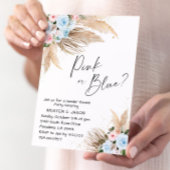 Boho Bloemen Geslacht Onthullen Partij Kaart