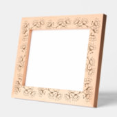 Boho Bloemen Grens Mooi Gegraveerde Lijstjes (Links)