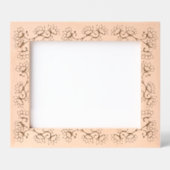 Boho Bloemen Grens Mooi Gegraveerde Lijstjes (Voorkant)