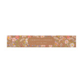Boho Bloemen Herfst Bruiloft Uitnodigingen Wikkel (Vlak)